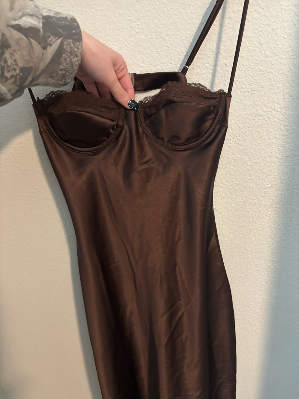Beginning Boutique Scarlette Brown Maxi Dress - Picture 6 of 16
